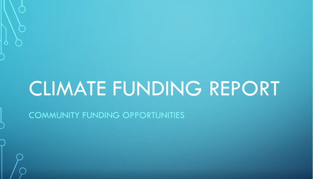 Climate Action Funding for Community Groups