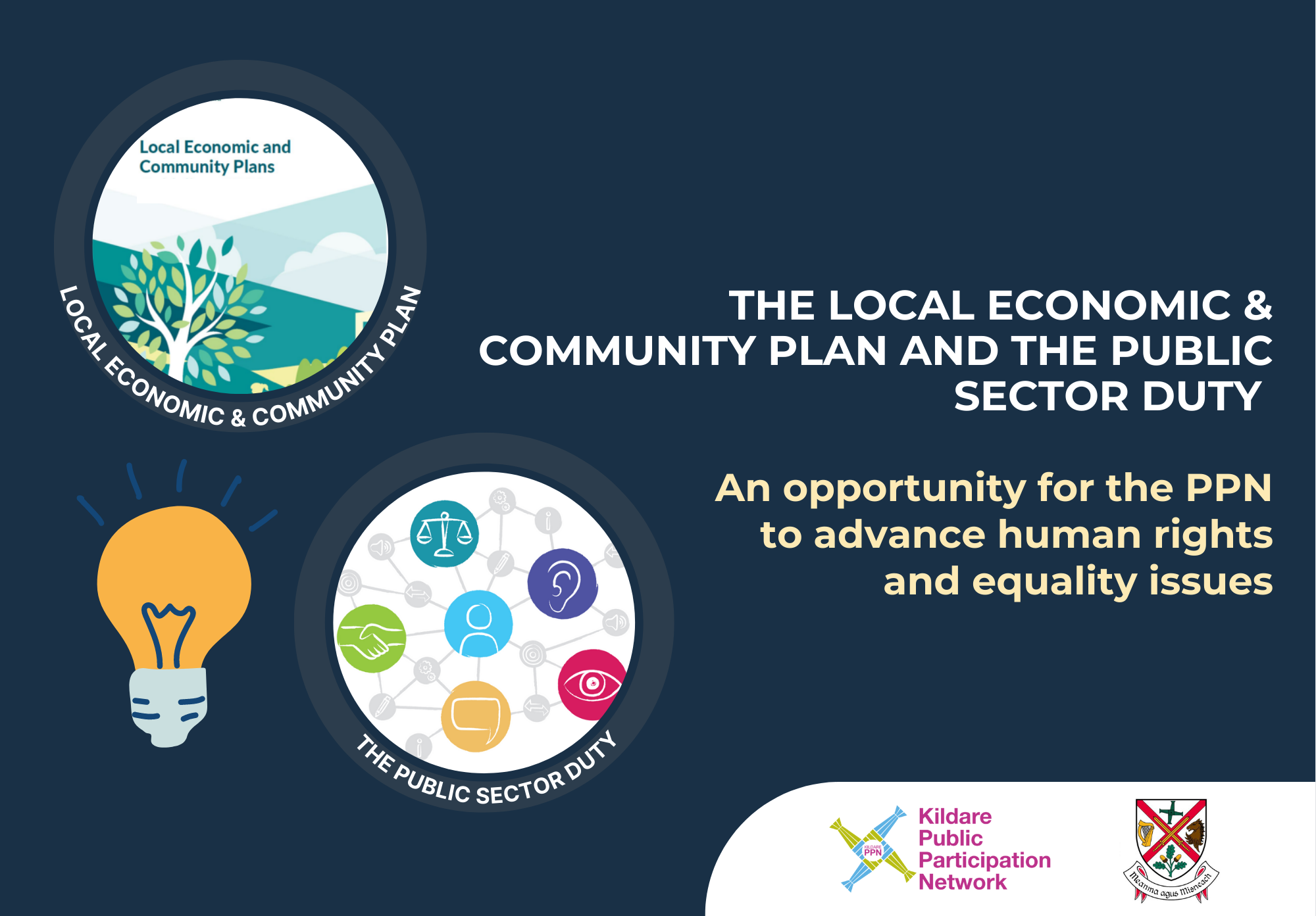 The Local Economic & Community Plan and the Public Sector Duty – an opportunity for the PPN to advance human rights and equality issues