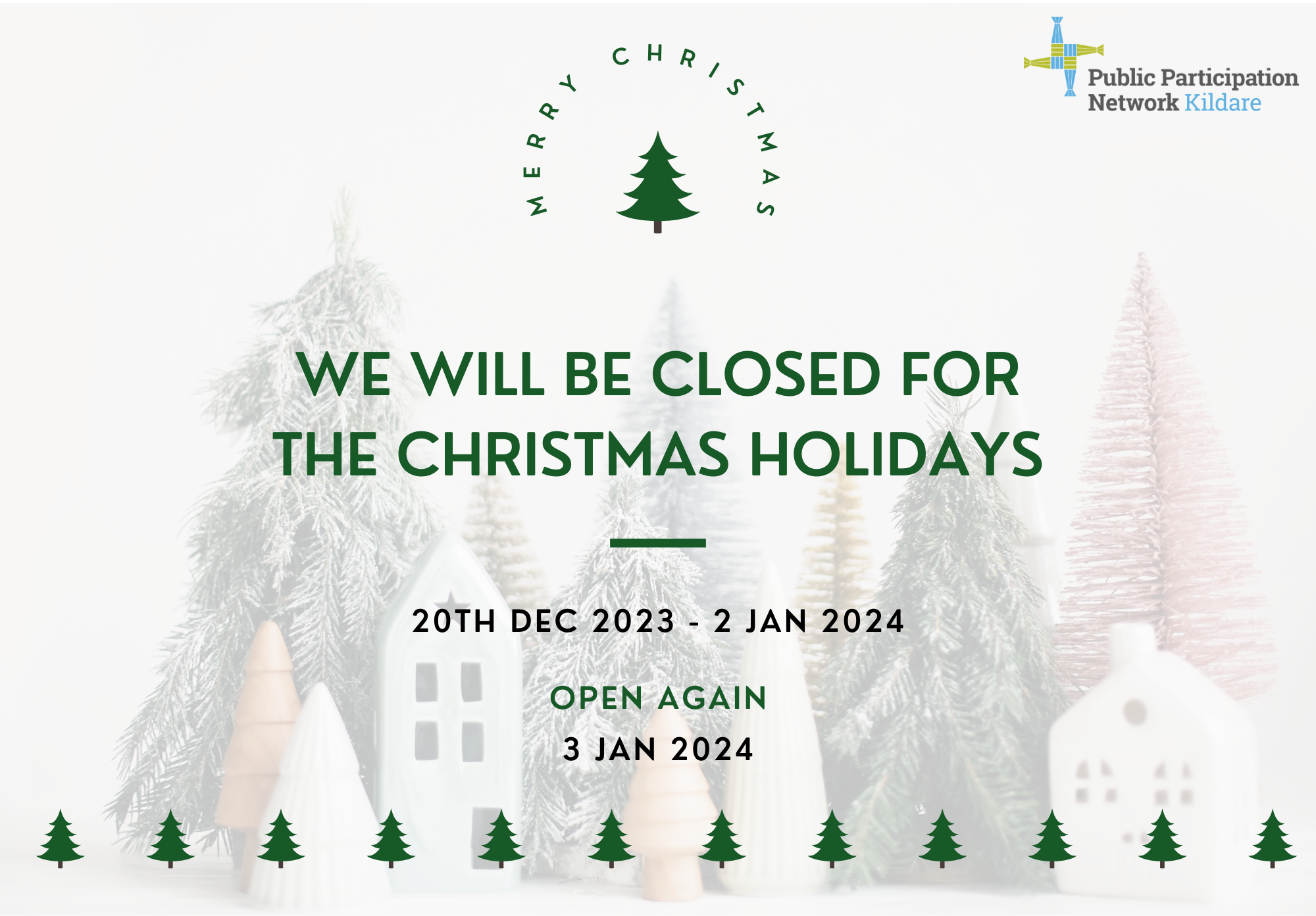 Christmas Closures